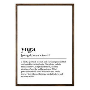 Plagát 50x70 cm Yoga – Wallity vyobraziť