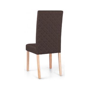 Jedálenská stolička Tempa, hnedá tkanina% vyobraziť