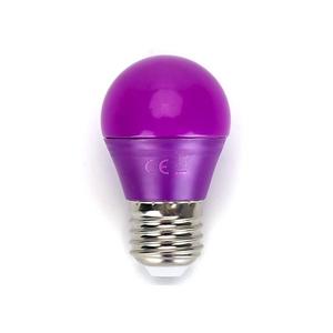 B.V. LED Žiarovka G45 E27/4W/230V fialová - vyobraziť
