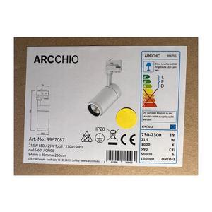 Arcchio Arcchio - LED Bodové svietidlo do lištového systému NANNA LED/21, 5W/230V vyobraziť