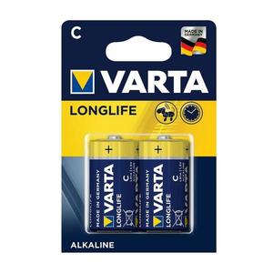 VARTA Varta 4114 - 2 ks Alkalické batérie LONGLIFE EXTRA C 1, 5V vyobraziť