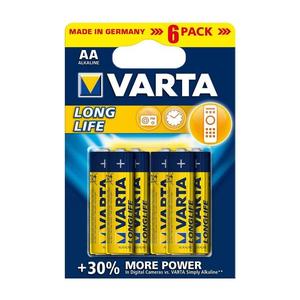 VARTA Varta 4106 - 6 ks Alkalické batérie LONGLIFE EXTRA AA 1, 5V vyobraziť