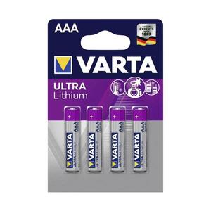 VARTA Varta 6103301404 - 4 ks Líthiová batéria ULTRA AAA 1, 5V vyobraziť