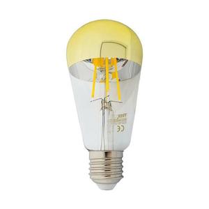 LED Žiarovka so zrkadlovým vrchlíkom DECOR MIRROR ST64 E27/8W/230V 4200K zlatá vyobraziť