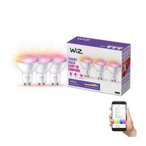 WiZ SADA 3x LED RGBW Stmievateľná žiarovka GU10/4, 7W/230V 2200-6500K CRI 90 Wi-Fi -WiZ vyobraziť
