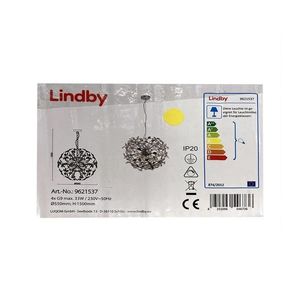 Lindby Lindby - Luster na lanku BJARNE 4xG9/33W/230V vyobraziť