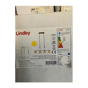 Lindby Lindby - LED Stmievateľný luster na lanku CERSEI 4xLED/4, 8W/230V vyobraziť