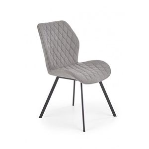 Dizajnová stolička Eviana sivá vyobraziť