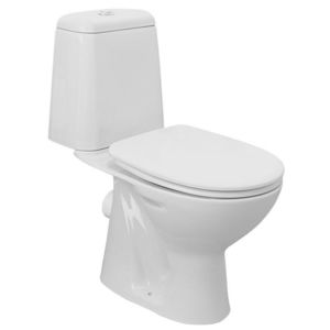 AQUALINE - RIGA WC kombi, dvojtlačítko 3/6, zadný odpad, splachovací mechanizmus, biela RG601 vyobraziť