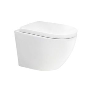 MEREO - WC závesné kapotované, Smart Flush RIMLESS, 495x360x370, keramické, vr. sedátka CSS115SN VSD82T2 vyobraziť