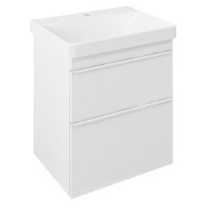 SAPHO - SITIA umývadlová skrinka 56, 4x70x44, 2cm, 2x zásuvka, biela matná SI060-3131 vyobraziť