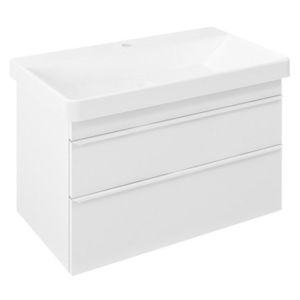 SAPHO - SITIA umývadlová skrinka 75, 6x50x44, 2cm, 2x zásuvka, biela matná SI080-3131 vyobraziť