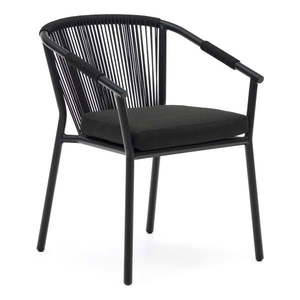 Čierna kovová záhradná stolička Xelida - Kave Home vyobraziť