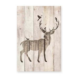 Drevená ceduľa 40x60 cm Deer – Really Nice Things vyobraziť