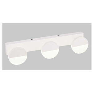 Biele LED nástenné svietidlo Sing - Candellux Lighting vyobraziť