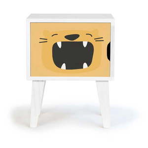 Detský drevený nočný stolík Little Nice Things Roar vyobraziť