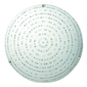 Biele stropné svietidlo so skleneným tienidlom ø 30 cm Circle - Candellux Lighting vyobraziť