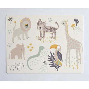 Béžová podložka na stôl The Wild Hug Africa, 55 x 35 cm vyobraziť