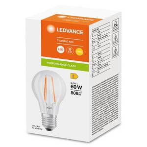 OSRAM LED žiarovka filament E27 6, 5W 827, priehľadná vyobraziť