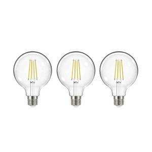 Arcchio Žiarovka LED, číra, E27, G95, 3, 8W, 3000K, 806lm, sada 3 ks vyobraziť