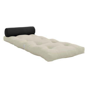 Sivobéžový futónový matrac 70x200 cm Wrap Beige/Dark Grey – Karup Design vyobraziť