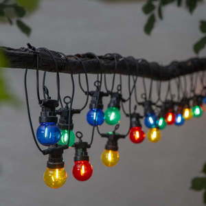 Farebný svetelná párty LED reťaz Star Trading Small Circus Filament, dĺžka 8, 55 m vyobraziť