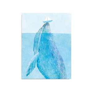 Nástenný obraz na plátne Whale, 30 × 40 cm vyobraziť