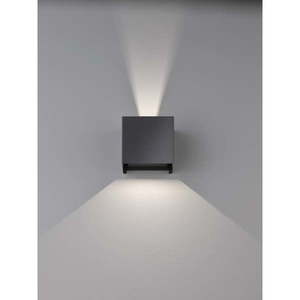 Čierne LED nástenné svietidlo - Fischer & Honsel vyobraziť