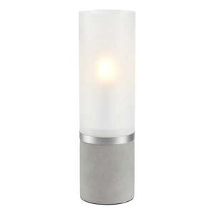 Bielo-sivá betónová stolová lampa (výška 30 cm) Molo - Markslöjd vyobraziť