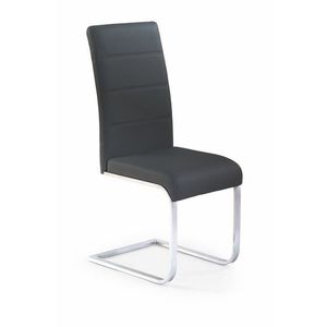 Jedálenská stolička K85 Halmar Čierna vyobraziť
