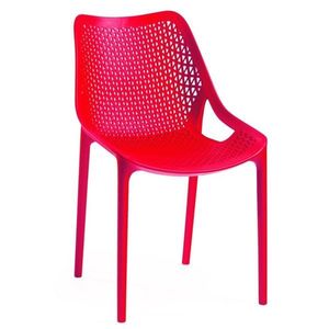 Záhradná stolička BILROS Farba: Červená vyobraziť