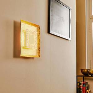 Eco-Light Nástenné LED svietidlo Window, 32 x 32 cm, zlaté vyobraziť