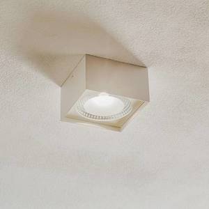 Helestra Helestra Kari stropné LED svietidlo hranaté, biele vyobraziť