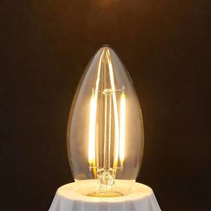 Lindby E14 sviečková LED žiarovka filament 2W číra 2700K vyobraziť
