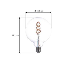 PRIOS Smart LED E27 G125 4W RGB WLAN číra tunable white vyobraziť