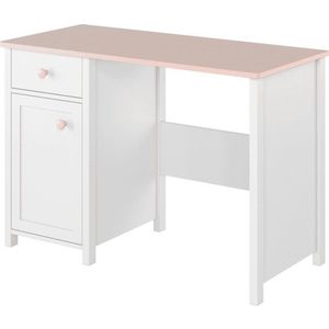 Detský písací stôl GIGLU biely/ružový vyobraziť