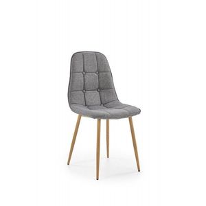 Dizajnová stolička Brenna svetlo sivá vyobraziť