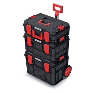 Sada kufrů na nářadí 3 ks XEBLOCCK PRO 54, 6 x 38 x 87 cm černo-červená vyobraziť