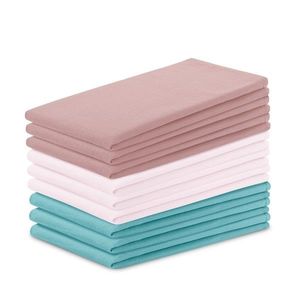 Súprava kuchynských uterákov Letty Plain - 9 ks ružová/tyrkysová vyobraziť