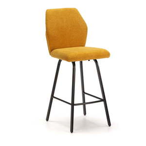 Barové stoličky v horčicovohnedej farbe v súprave 4 ks 65 cm Bei - Marckeric vyobraziť