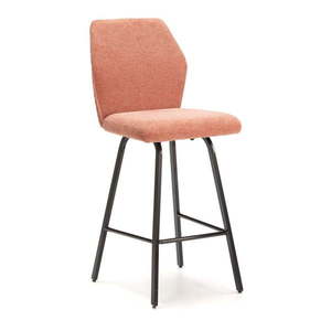 Barové stoličky v lososovoružovej farbe v súprave 4 ks 65 cm Bei - Marckeric vyobraziť