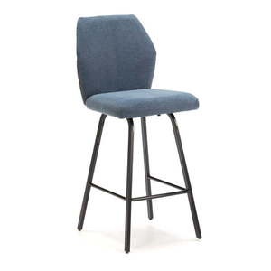 Svetlomodré barové stoličky v súprave 4 ks 65 cm Bei - Marckeric vyobraziť