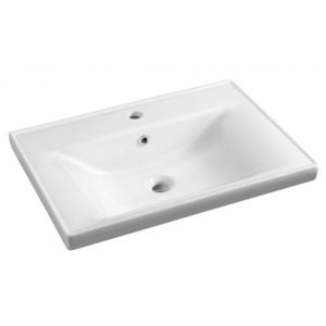 AQUALINE - SAVA 70 keramické umývadlo nábytkové 70x46cm, biela 2070 vyobraziť