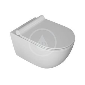Kielle - Gaia Závesné WC s doskou SoftClose, Rimless, biela 30115000 vyobraziť