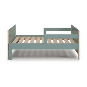 Rastúca detská posteľ v zeleno-prírodnej farbe 90x140/190 cm Willi – Marckeric vyobraziť