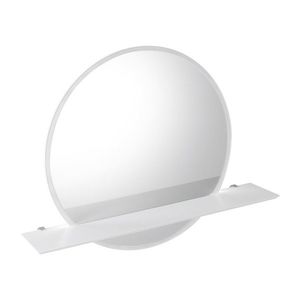 SAPHO - VISO guľaté zrkadlo s LED osvetlením a policou, ø 70cm, biela mat VS070-01 vyobraziť