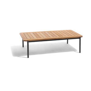 Záhradný odkladací stolík z teakového dreva 75x120 cm Omer – Diphano vyobraziť