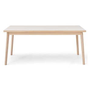 Rozkladací jedálenský stôl s bielou doskou Hammel Single 180 x 90 cm vyobraziť