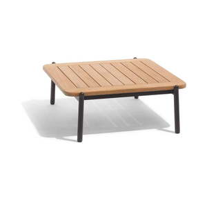 Záhradný odkladací stolík z teakového dreva 75x68 cm Omer – Diphano vyobraziť