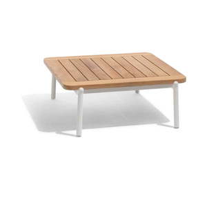 Záhradný odkladací stolík z teakového dreva 75x68 cm Omer – Diphano vyobraziť